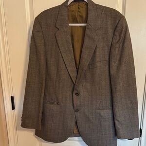 PLAYBOY Brown Sport Blazer with Structured Shoulders